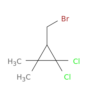 Cyclopropane, 3-(bromomethyl)-1,1-dichloro-2,2-dimethyl-