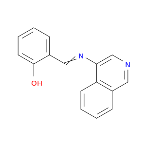 Phenol, 2-[(4-isoquinolinylimino)methyl]-