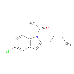 Ethanone,1-(2-butyl-5-chloro-1H-indol-1-yl)-
