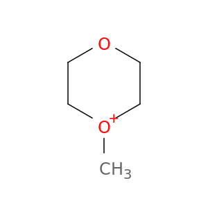 1,4-Dioxanium, 1-methyl-