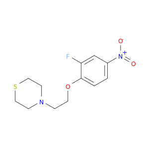 Thiomorpholine, 4-[2-(2-fluoro-4-nitrophenoxy)ethyl]-