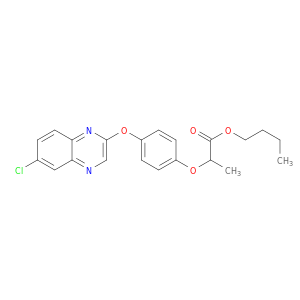 Propanoic acid, 2-[4-[(6-chloro-2-quinoxalinyl)oxy]phenoxy]-, butyl ester