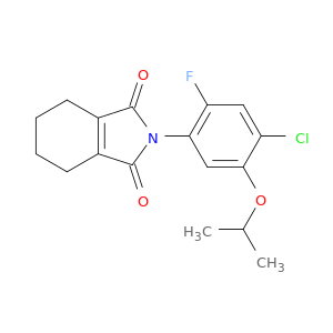1H-Isoindole-1,3(2H)-dione, 2-(4-chloro-2-fluoro-5-(1-methylethoxy)phenyl)-4,5,6,7-tetrahydro-