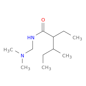 Pentanamide, N-[(dimethylamino)methyl]-2-ethyl-3-methyl-