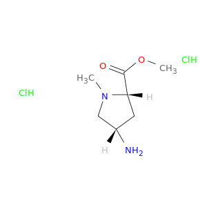 L-脯氨酸,4-氨基-1-甲基-,甲酯,盐酸甲酯(1：2),(4S)-