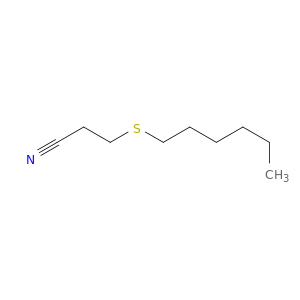 Propanenitrile, 3-(hexylthio)-