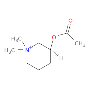 Piperidinium, 3-(acetyloxy)-1,1-dimethyl-, (S)-