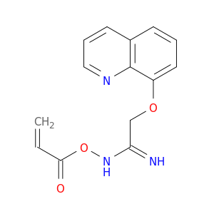 Ethanimidamide, N-[(1-oxo-2-propenyl)oxy]-2-(8-quinolinyloxy)-