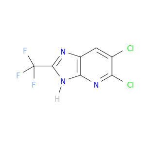 1H-Imidazo[4,5-b]pyridine, 5,6-dichloro-2-(trifluoromethyl)-