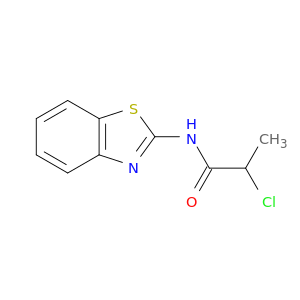 N-1,3-苯并噻唑-2-基-2-氯丙酰胺