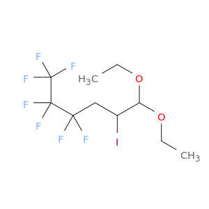 Hexane, 6,6-diethoxy-1,1,1,2,2,3,3-heptafluoro-5-iodo-