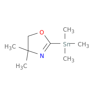 Oxazole, 4,5-dihydro-4,4-dimethyl-2-(trimethylstannyl)-