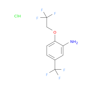 2-(2,2,2-Trifluoroethoxy)-5-(trifluoromethyl)aniline Hydrochloride