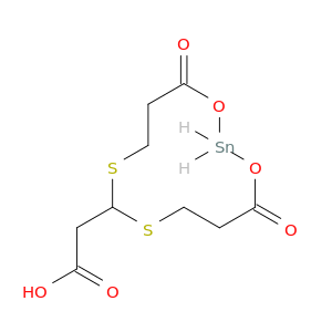 1,3-Dioxa-7,9-dithia-2-stannacyclododecane-8-aceticacid, 4,12-dioxo-