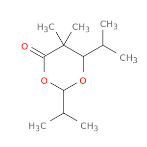1,3-Dioxan-4-one, 5,5-dimethyl-2,6-bis(1-methylethyl)-