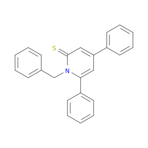 2(1H)-Pyridinethione, 4,6-diphenyl-1-(phenylmethyl)-