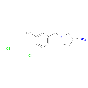 1-[(3-Methylphenyl)methyl]pyrrolidin-3-amine dihydrochloride