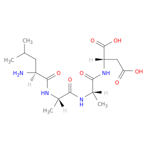 L-Aspartic acid, L-leucyl-L-alanyl-L-alanyl-