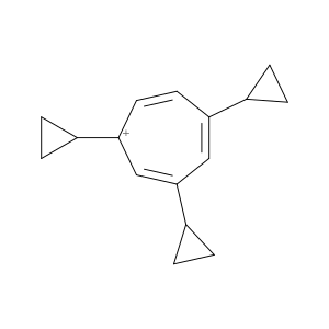 Cycloheptatrienylium, 1,3,5-tricyclopropyl-