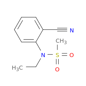甲磺酰胺,N-(2-氰基苯基)-N-乙基-乙基-