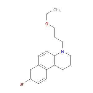 Benzo[f]quinoline, 8-bromo-4-(3-ethoxypropyl)-1,2,3,4-tetrahydro-