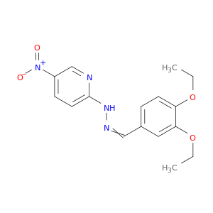 Benzaldehyde,3,4-diethoxy-, 2-(5-nitro-2-pyridinyl)hydrazone