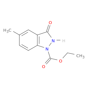 1H-Indazole-1-carboxylic acid, 2,3-dihydro-5-methyl-3-oxo-, ethyl ester