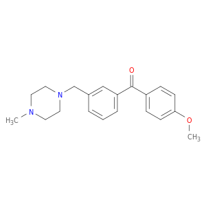 4'-METHOXY-3-(4-METHYLPIPERAZIN-1-YLMETHYL)BENZOPHENONE