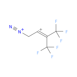 1-Propen-1-ylium, 1-(diazoniomethyl)-3,3,3-trifluoro-2-(trifluoromethyl)-