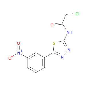 Acetamide, 2-chloro-N-[5-(3-nitrophenyl)-1,3,4-thiadiazol-2-yl]-
