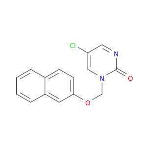 2(1H)-Pyrimidinone, 5-chloro-1-[(2-naphthalenyloxy)methyl]-