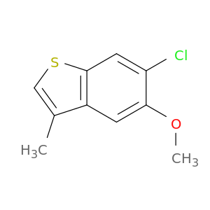 Benzo[b]thiophene, 6-chloro-5-methoxy-3-methyl-