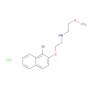 2-[(1-BROMO-2-NAPHTHYL)OXY]-N-(2-METHOXYETHYL)ETHANAMINE