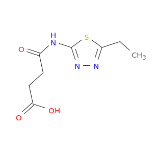 4-[(5-乙基-1,3,4-噻唑-2-基)氨基]-4-氧脱丁酸