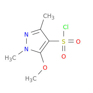 1H-Pyrazole-4-sulfonyl chloride, 5-methoxy-1,3-dimethyl-