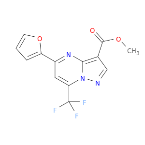 METHYL 4-(2-FURYL)-2-(TRIFLUOROMETHYL)-1,5,9-TRIAZABICYCLO[4.3.0]NONA-2,4,6,8-TETRAENE-7-CARBOXYLATE