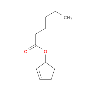 Hexanoic acid, 2-cyclopenten-1-yl ester