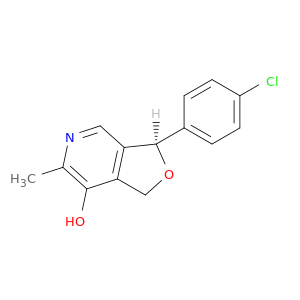 Furo[3,4-c]pyridin-7-ol, 3-(4-chlorophenyl)-1,3-dihydro-6-methyl-, (R)-