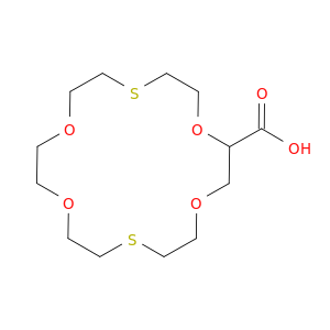1,4,10,13-Tetraoxa-7,16-dithiacyclooctadecane-2-carboxylic acid