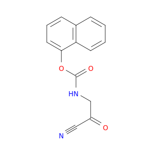 Carbamic acid, (cyanocarbonyl)methyl-, 1-naphthalenyl ester