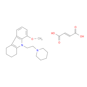1H-Carbazole, 2,3,4,9-tetrahydro-8-methoxy-9-(2-(1-piperidinyl)ethyl)-, (E)-2-butenedioate (1:1)
