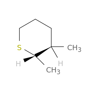 2H-Thiopyran, tetrahydro-2,3-dimethyl-, trans-