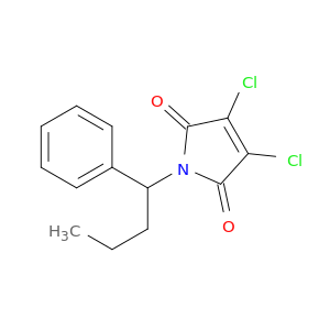 1H-Pyrrole-2,5-dione, 3,4-dichloro-1-(1-phenylbutyl)-
