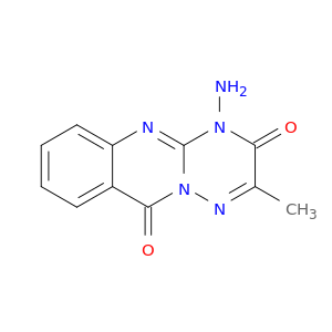 3H-[1,2,4]Triazino[3,2-b]quinazoline-3,10(4H)-dione, 4-amino-2-methyl-