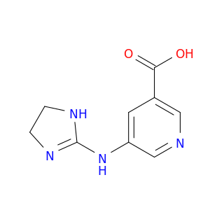 3-Pyridinecarboxylicacid, 5-[(4,5-dihydro-1H-imidazol-2-yl)amino]-