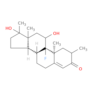 Androst-4-en-3-one,9-fluoro-11b,17b-dihydroxy-2,17-dimethyl- (6CI,8CI)