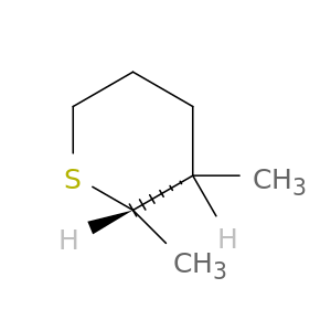 2H-Thiopyran, tetrahydro-2,3-dimethyl-, cis-