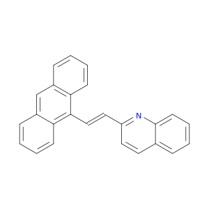 Quinoline, 2-[(1E)-2-(9-anthracenyl)ethenyl]-