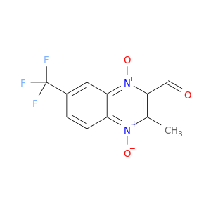 2-Quinoxalinecarboxaldehyde, 3-methyl-7-(trifluoromethyl)-, 1,4-dioxide