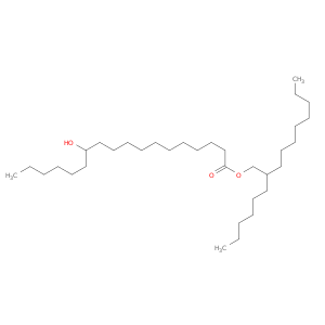 Octadecanoic acid, 12-hydroxy-, 2-hexyldecyl ester